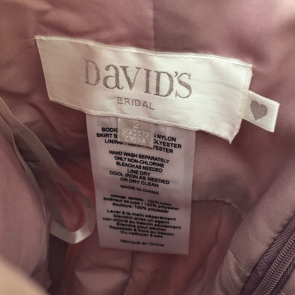 Metallic Lace and Tulle Short Bridesmaids Dress - Picture 4 of 4